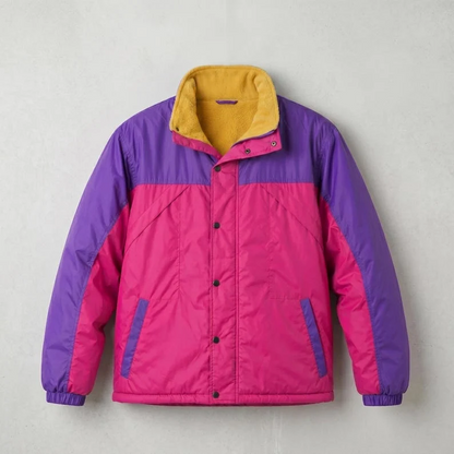 Oliver Tree Inspired 90s Retro Colorblock Windbreaker